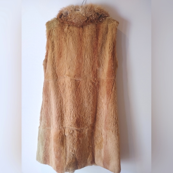 Vintage Fur Vest with Pockets Size 4-6 - Picture 9 of 13
